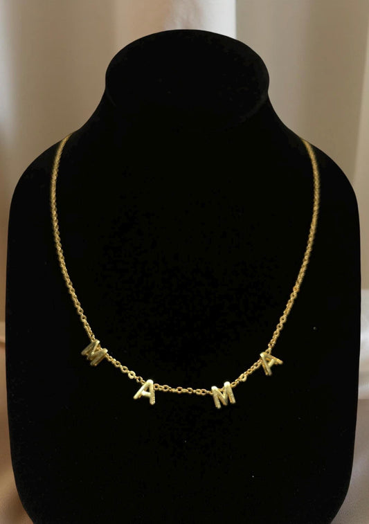 Mama pearl necklace, Pearl Necklace, Dainty jewelry, Gifts for her, Bridesmaids jewelry, Wedding jewelry, Handmade Jewelry, Mother’s Day